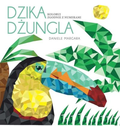 Dzika dżungla. Koloruj zgodnie z numerami
